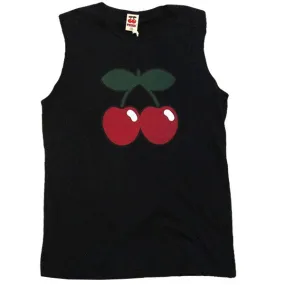 Pacha Basic Cherry Logo Black Tank