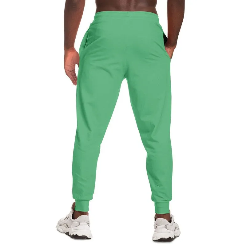 Pastel Green Joggers | Unisex | with PLUS sizes | Bright Pastel Green | C60M0Y60K0