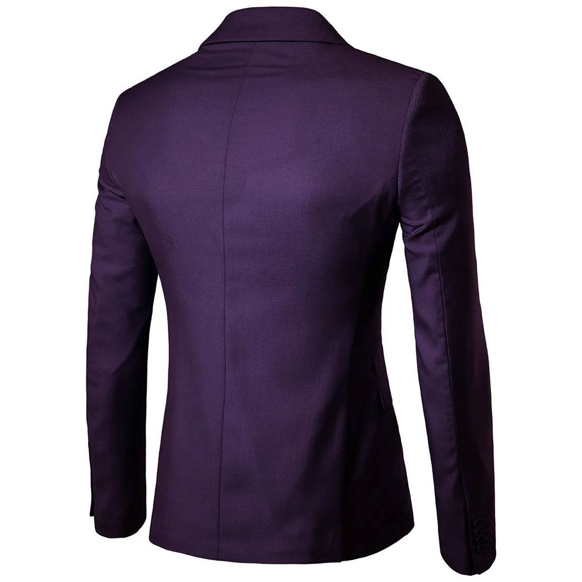 Purple Casual Blazer Slim Fit Business Blazer