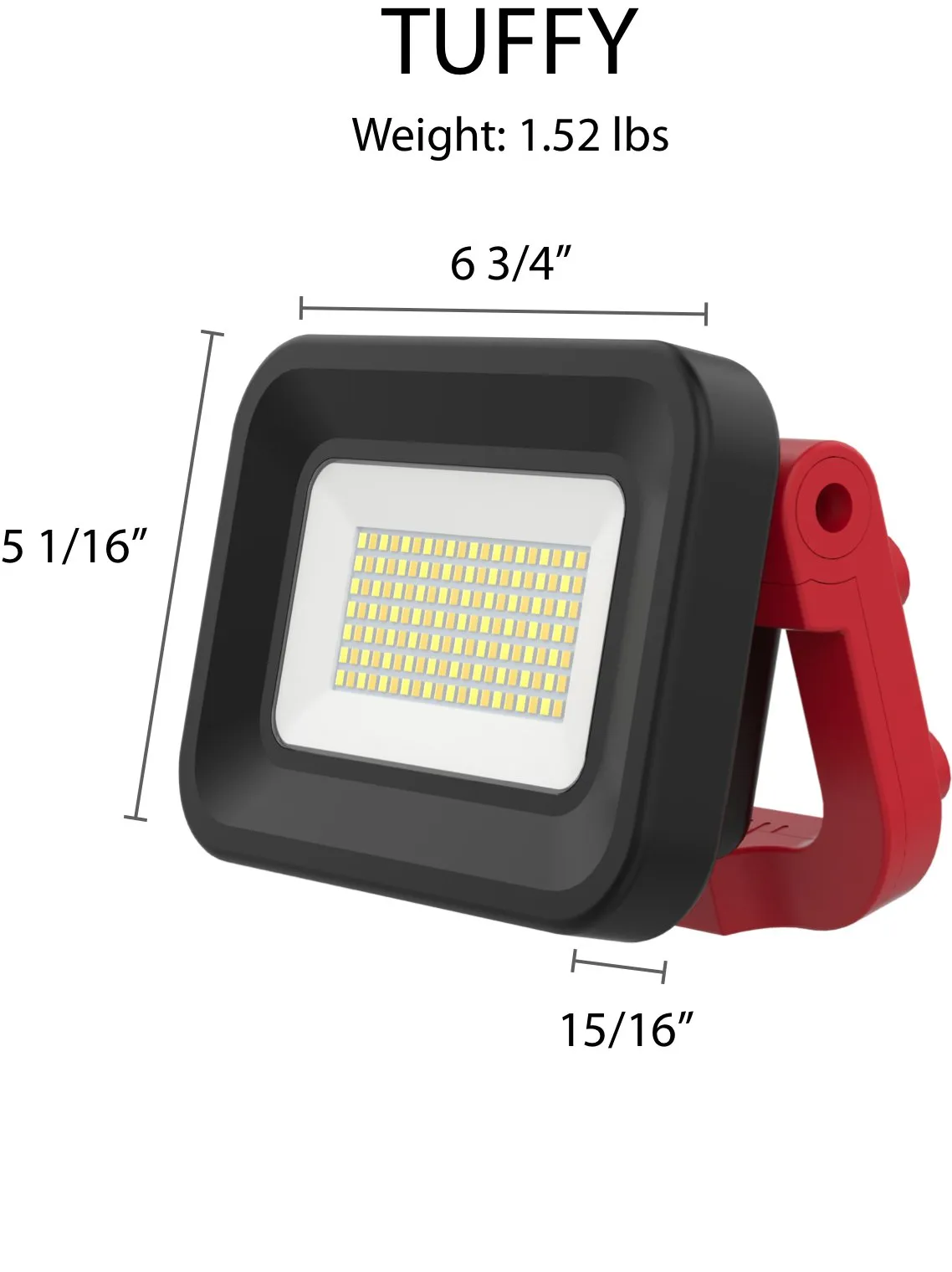 RAB Tuffy 12W Rechargeable Temporary Work Light Selectable CCT