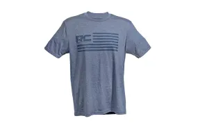 Rough Country T-Shirt - American Flag - Blue - XL