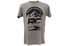 Rough Country T-Shirt - RC Mountains - Warm Gray - 2XL