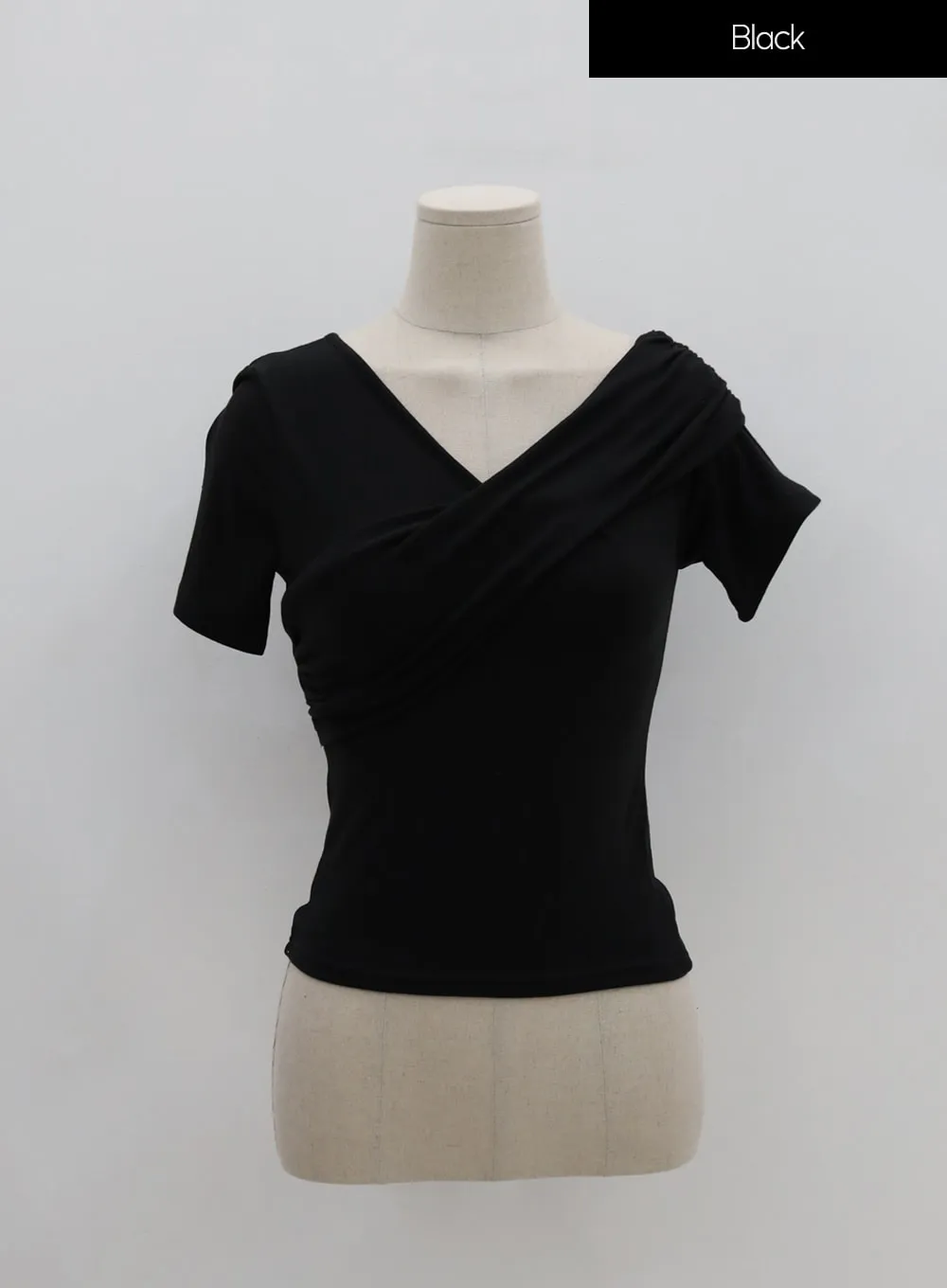 Round Basic Short Sleeve T-Shirt IU26