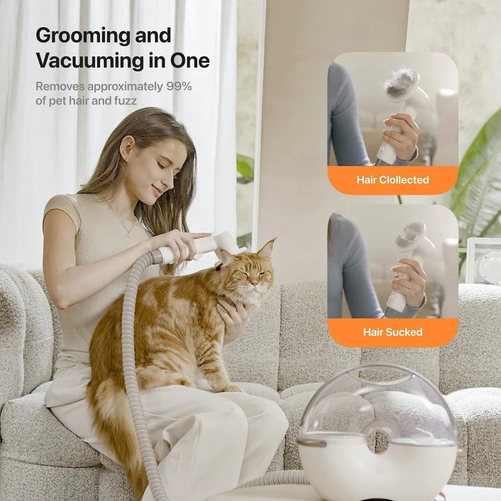 S1 Pro Pet 8-in-1 Grooming Vacuum Kit For Dogs & Cats