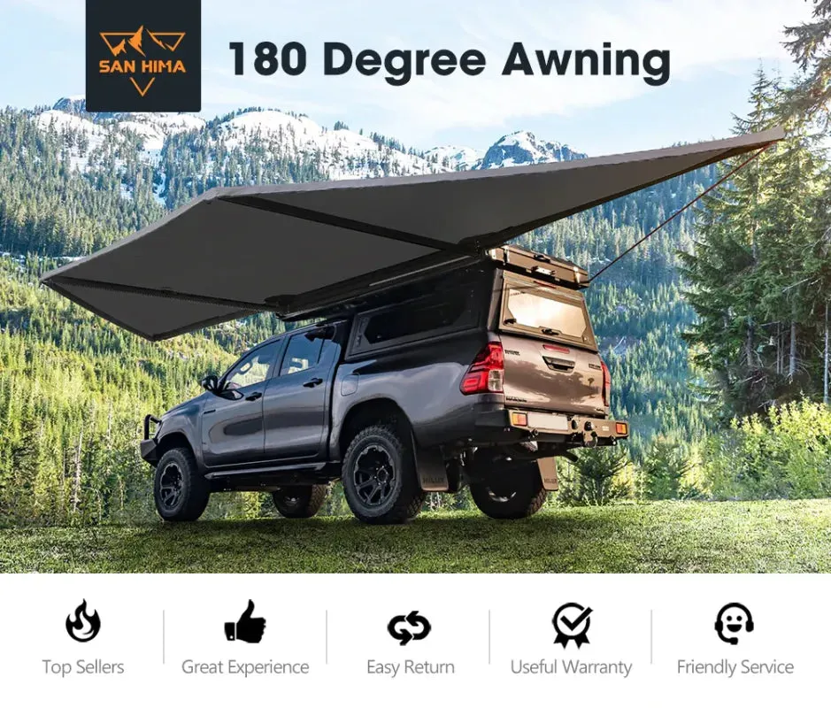 San Hima 180 Degree Free Standing Awning