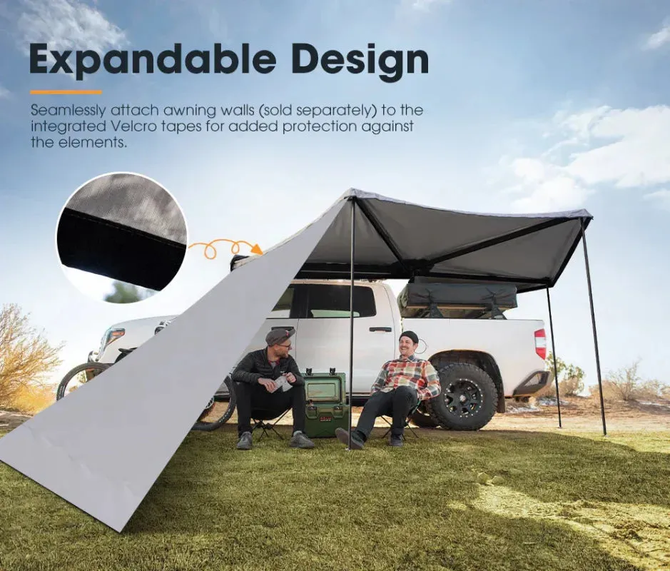 San Hima 4x4 270 Degree Free-Standing Manta Awning | Passenger Side