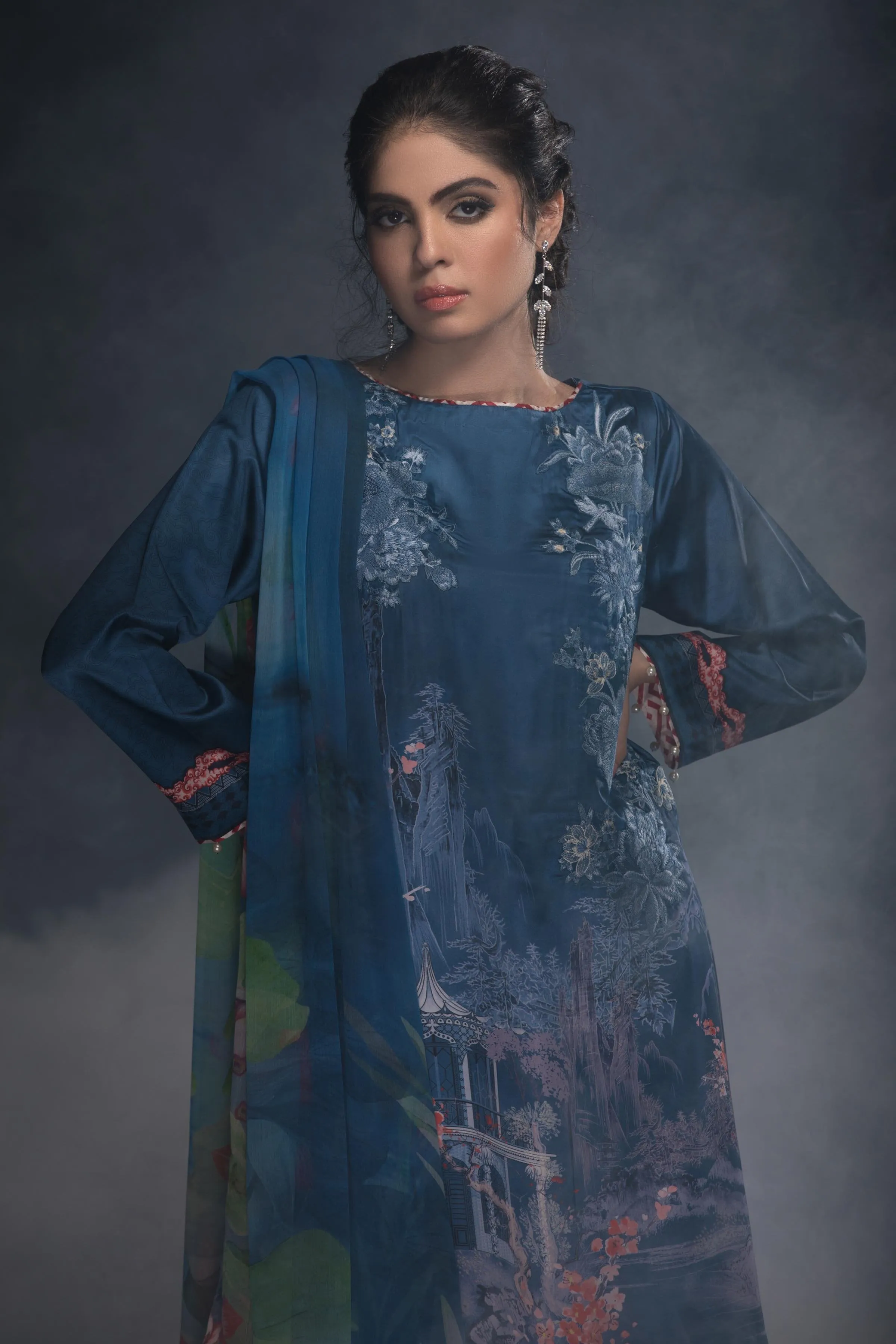 Sapphire Festive 3 Piece Collection 2019 – Tropical Sky