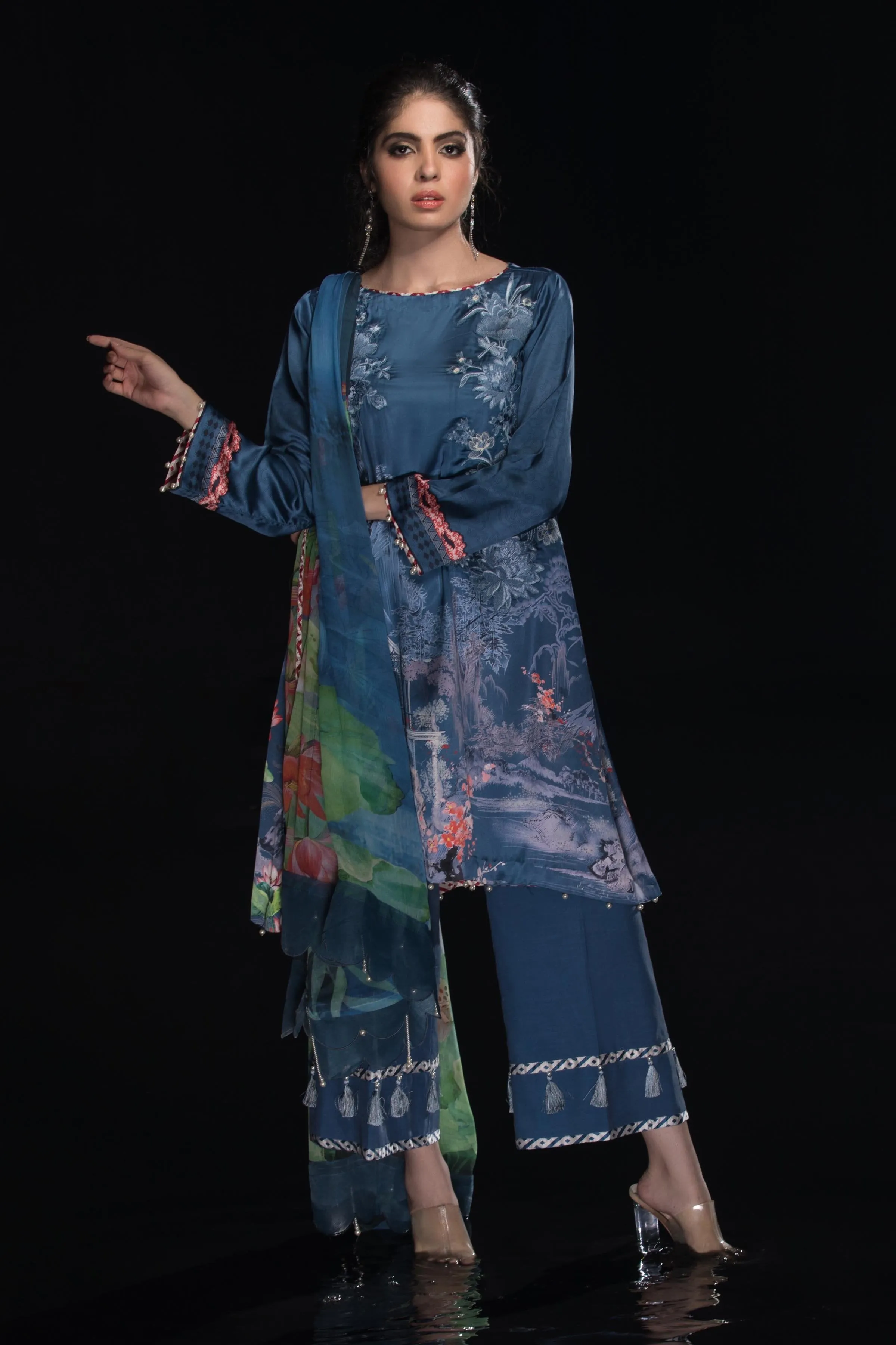 Sapphire Festive 3 Piece Collection 2019 – Tropical Sky