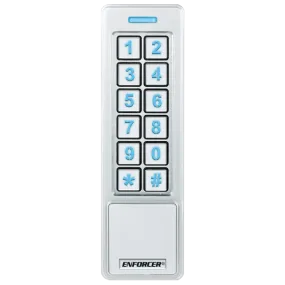 SECO-LARM SK-B241-PQ Bluetooth Access Controller – Mullion Keypad with Prox.