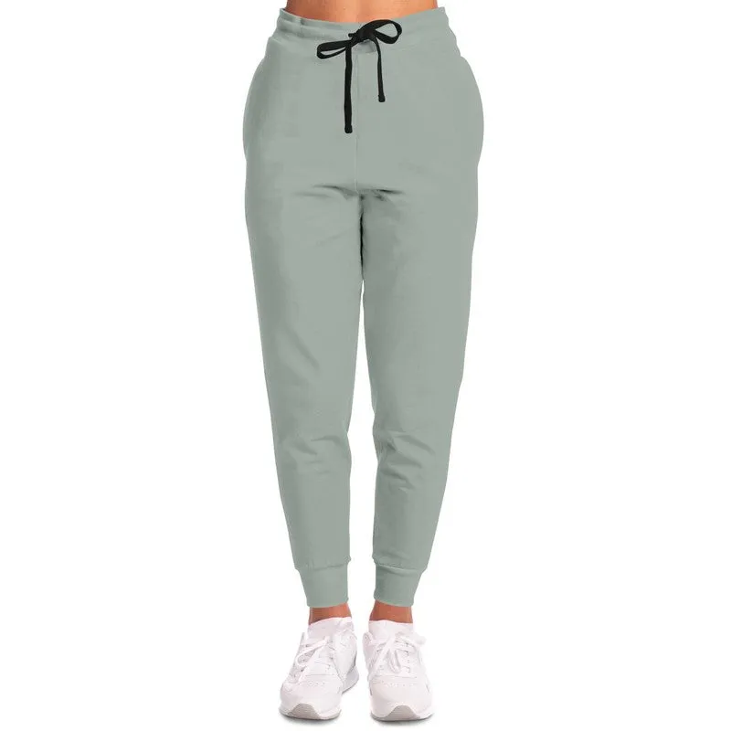 Shaded Pale Green Gray Joggers | Unisex | with PLUS sizes | C10M0Y10K30