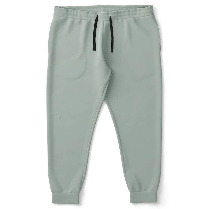 Shaded Pale Green Gray Joggers | Unisex | with PLUS sizes | C10M0Y10K30