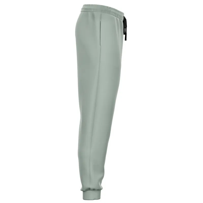 Shaded Pale Green Gray Joggers | Unisex | with PLUS sizes | C10M0Y10K30