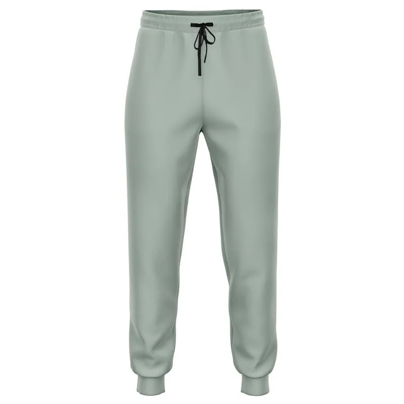 Shaded Pale Green Gray Joggers | Unisex | with PLUS sizes | C10M0Y10K30