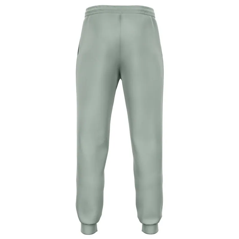 Shaded Pale Green Gray Joggers | Unisex | with PLUS sizes | C10M0Y10K30