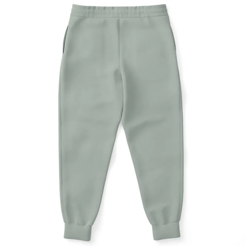 Shaded Pale Green Gray Joggers | Unisex | with PLUS sizes | C10M0Y10K30