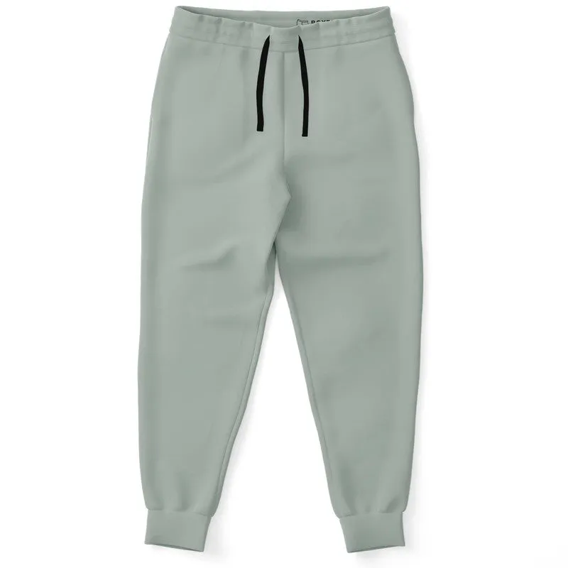 Shaded Pale Green Gray Joggers | Unisex | with PLUS sizes | C10M0Y10K30