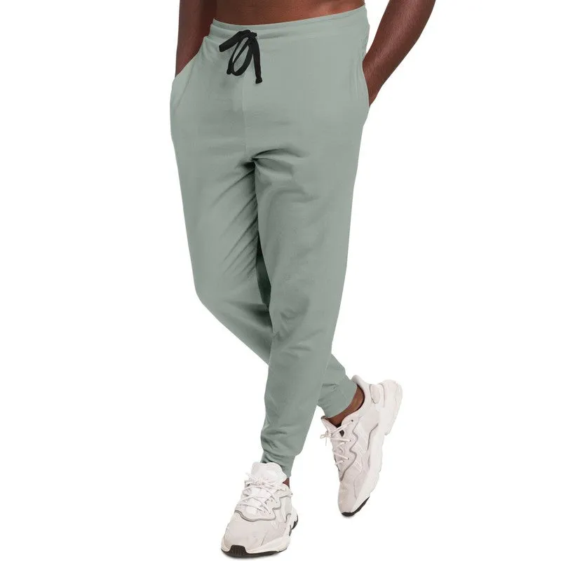 Shaded Pale Green Gray Joggers | Unisex | with PLUS sizes | C10M0Y10K30