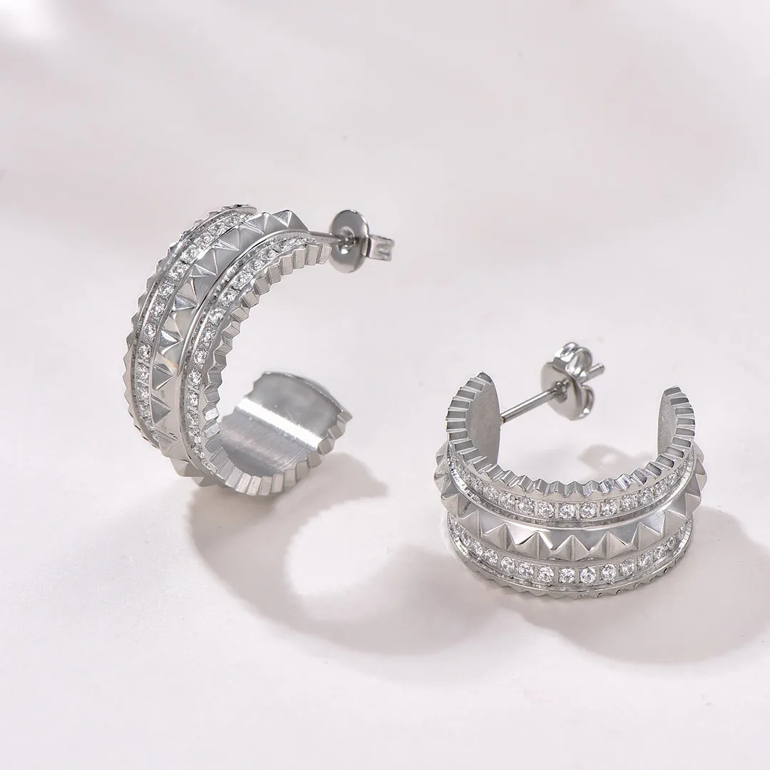 Shams / Earrings Silver