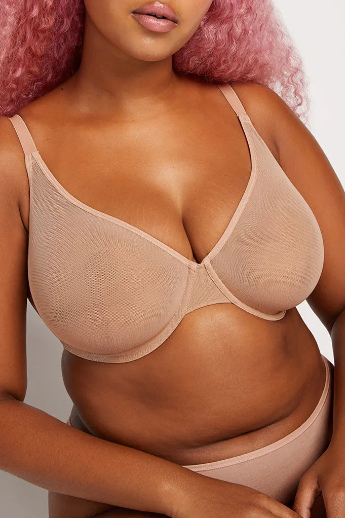 Sieve Demi Bra in Buff