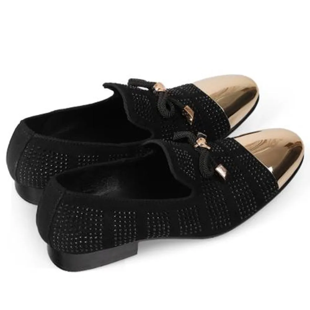 Slip on Captoe Low Top Men Oxfords with Decoration