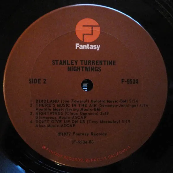 Stanley Turrentine - Nightwings (LP, Album, Ter) (NM or M-)