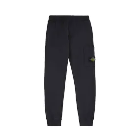 Stone Island Junior Cargo Sweatpants in Black