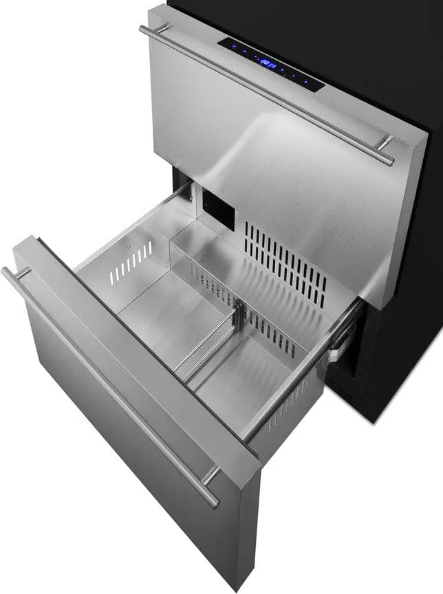 Summit 24" Outdoor Refrigerator-Freezer ADRF244OS