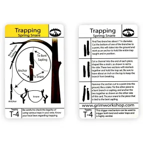 Tip Card T-4: Spring Snare Trap (Trapping)