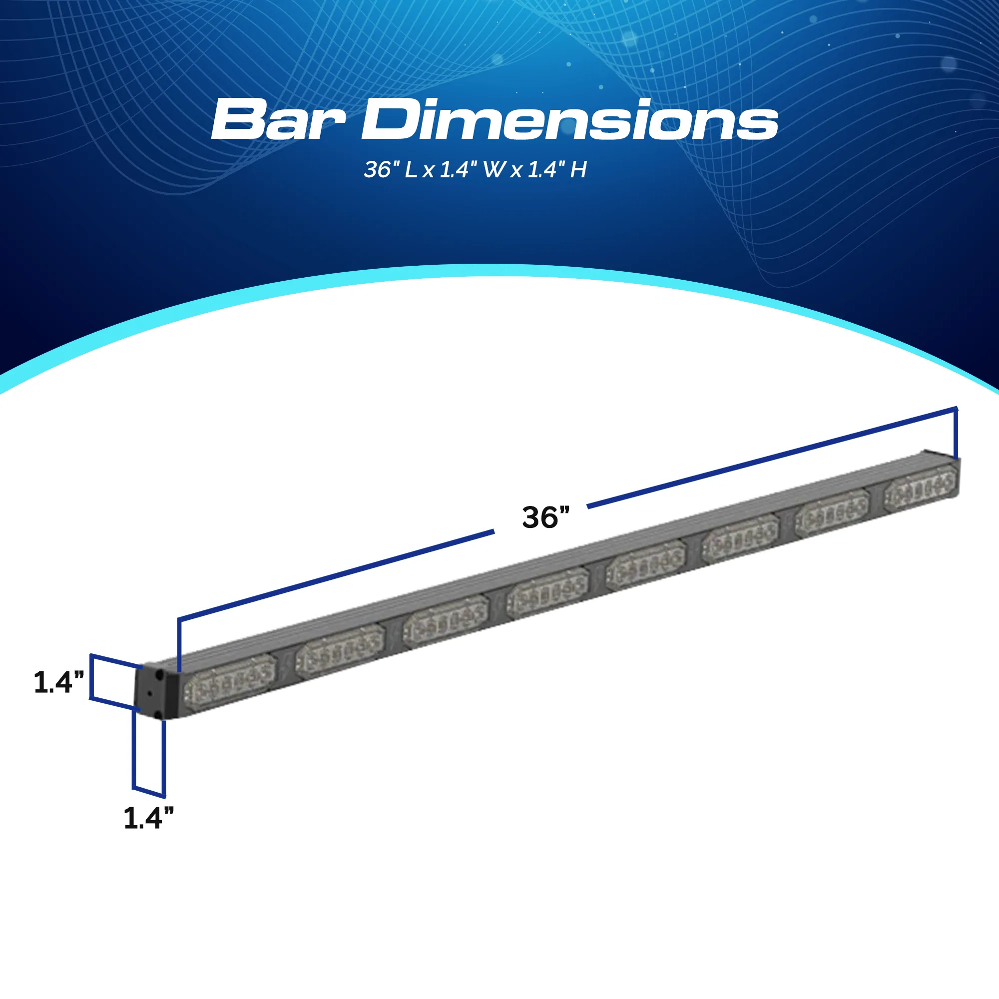 UBL U-Lite 800 Dual Color Stick Light