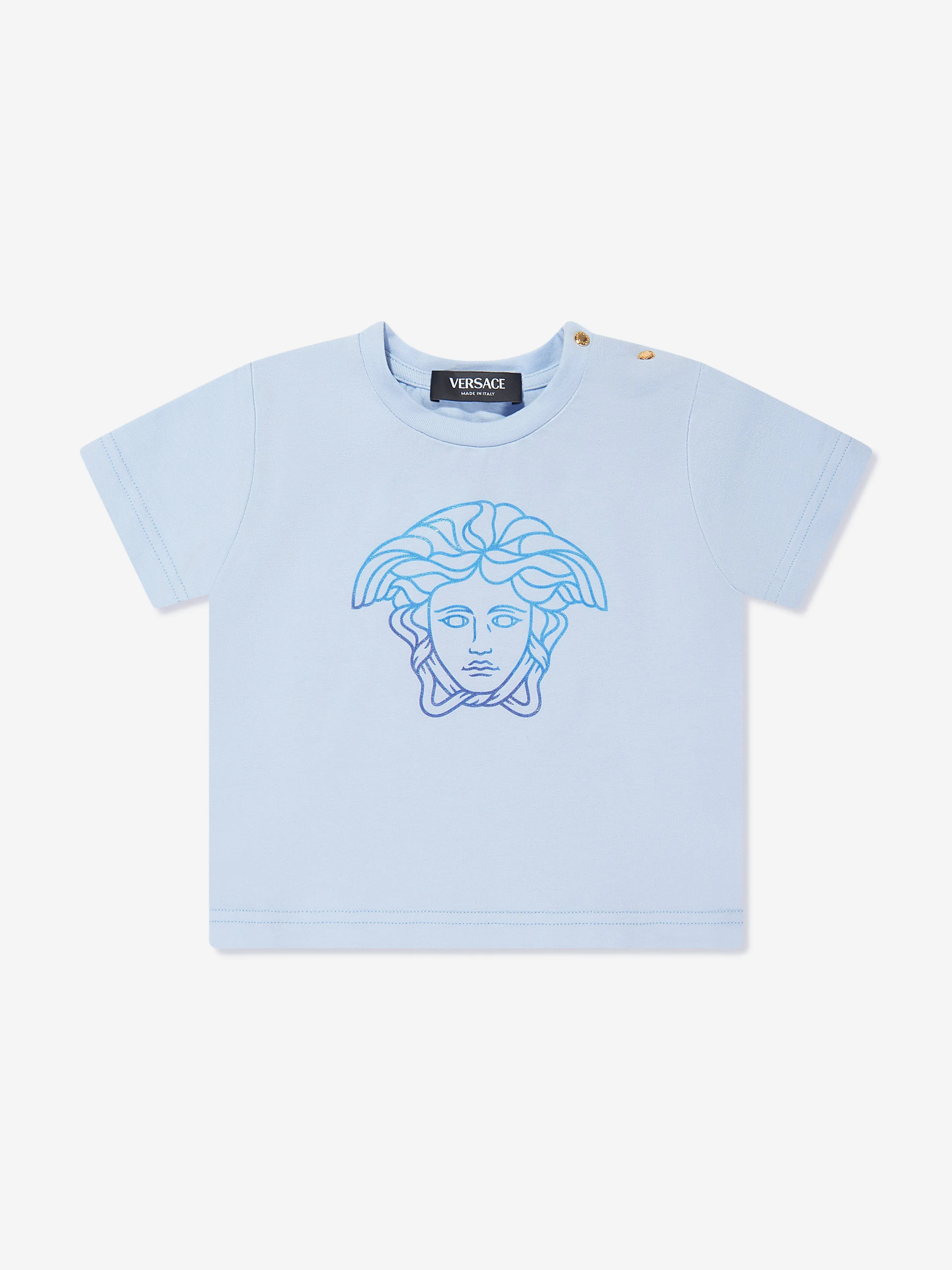 Versace Baby Boys T-Shirt And Shorts Set in Blue