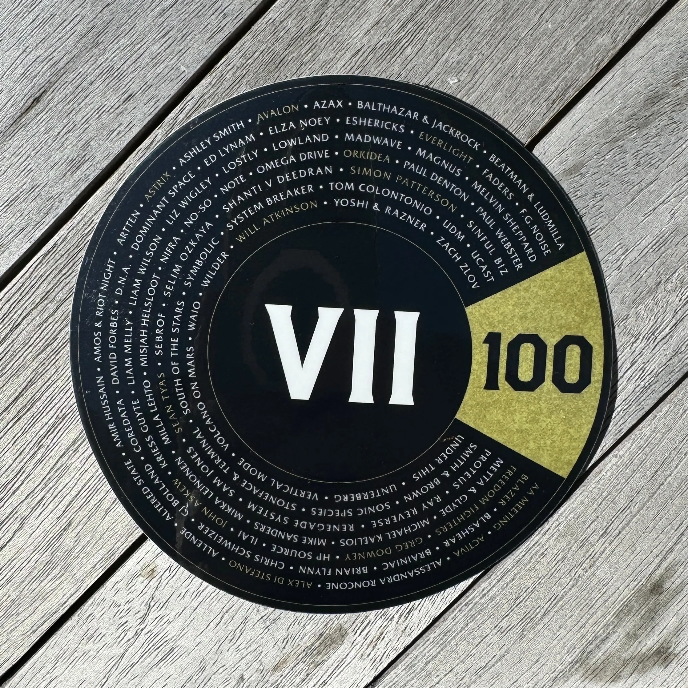 VII 100 STICKERS