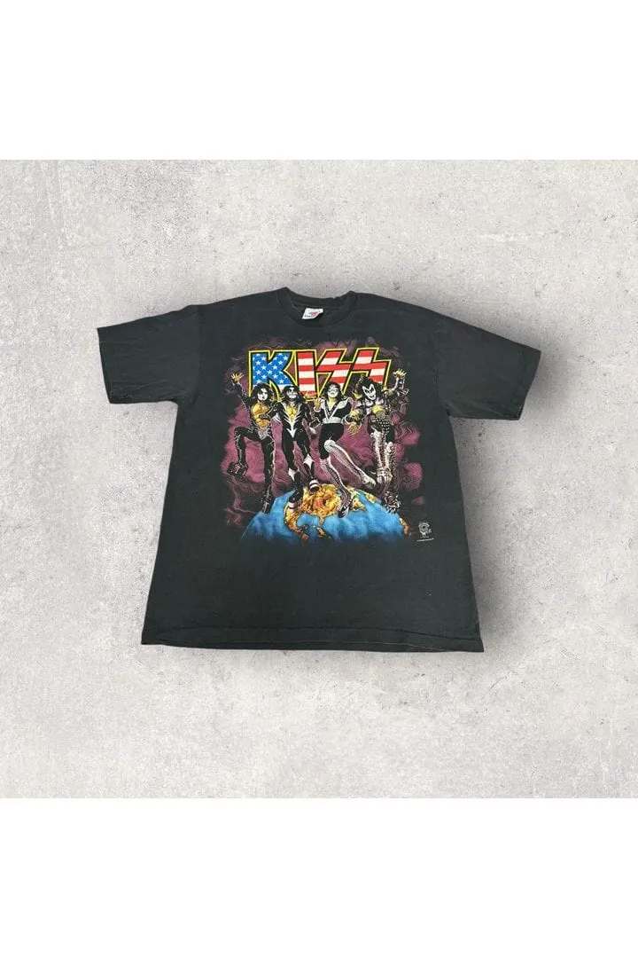 Vintage 1996 KISS Alive Worldwide Tour Tee- XL