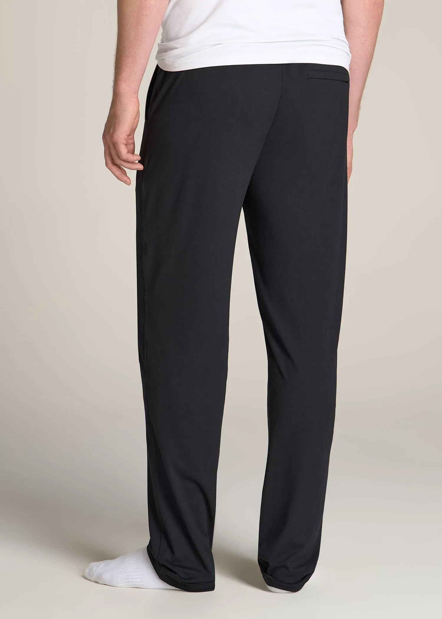 Weekender Stretch Men's Tall Lounge Pant in Black