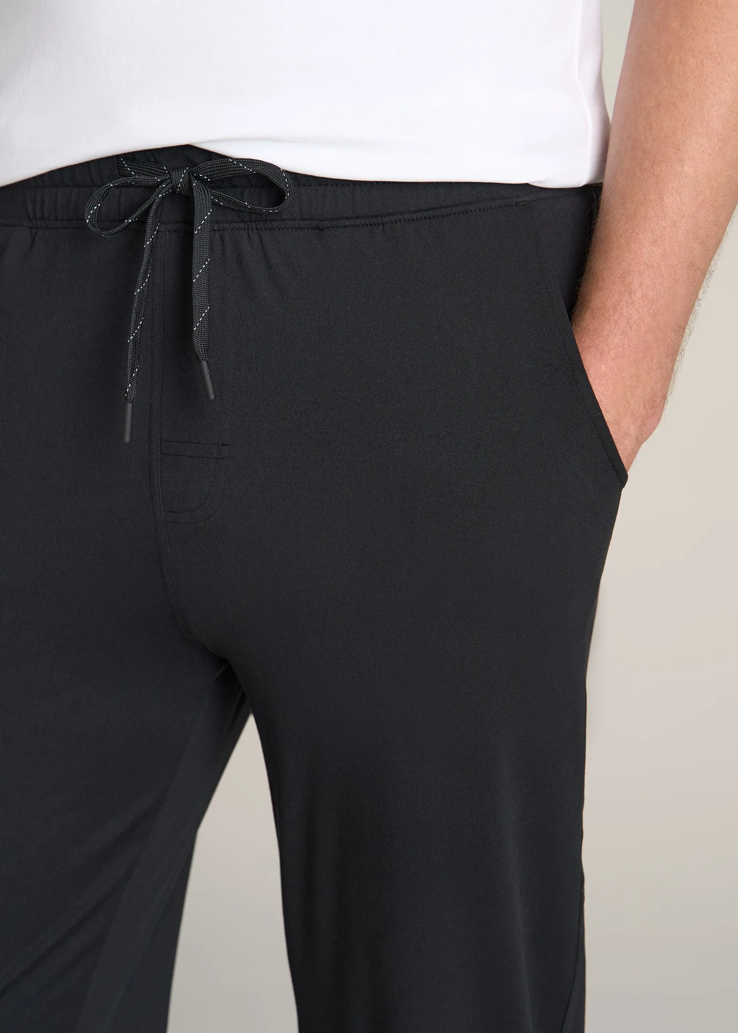 Weekender Stretch Men's Tall Lounge Pant in Black