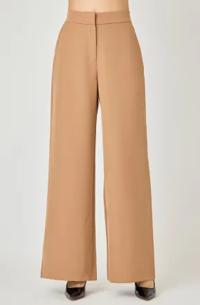 Wide Leg Pant with Elastic Back