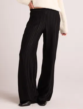 Winter Wide Leg Pant, Black