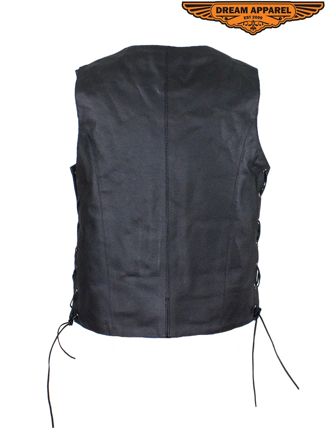 Women's Black Concealed Gun Pocket Vest with Side Laces