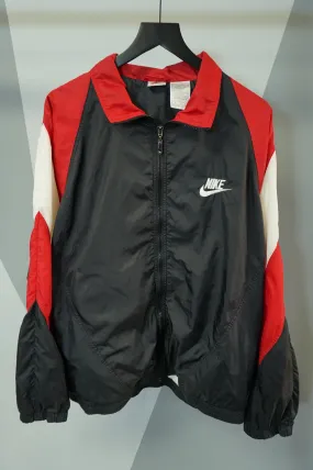 (XL/XXL) Vtg Nike Black & Red Windbreaker