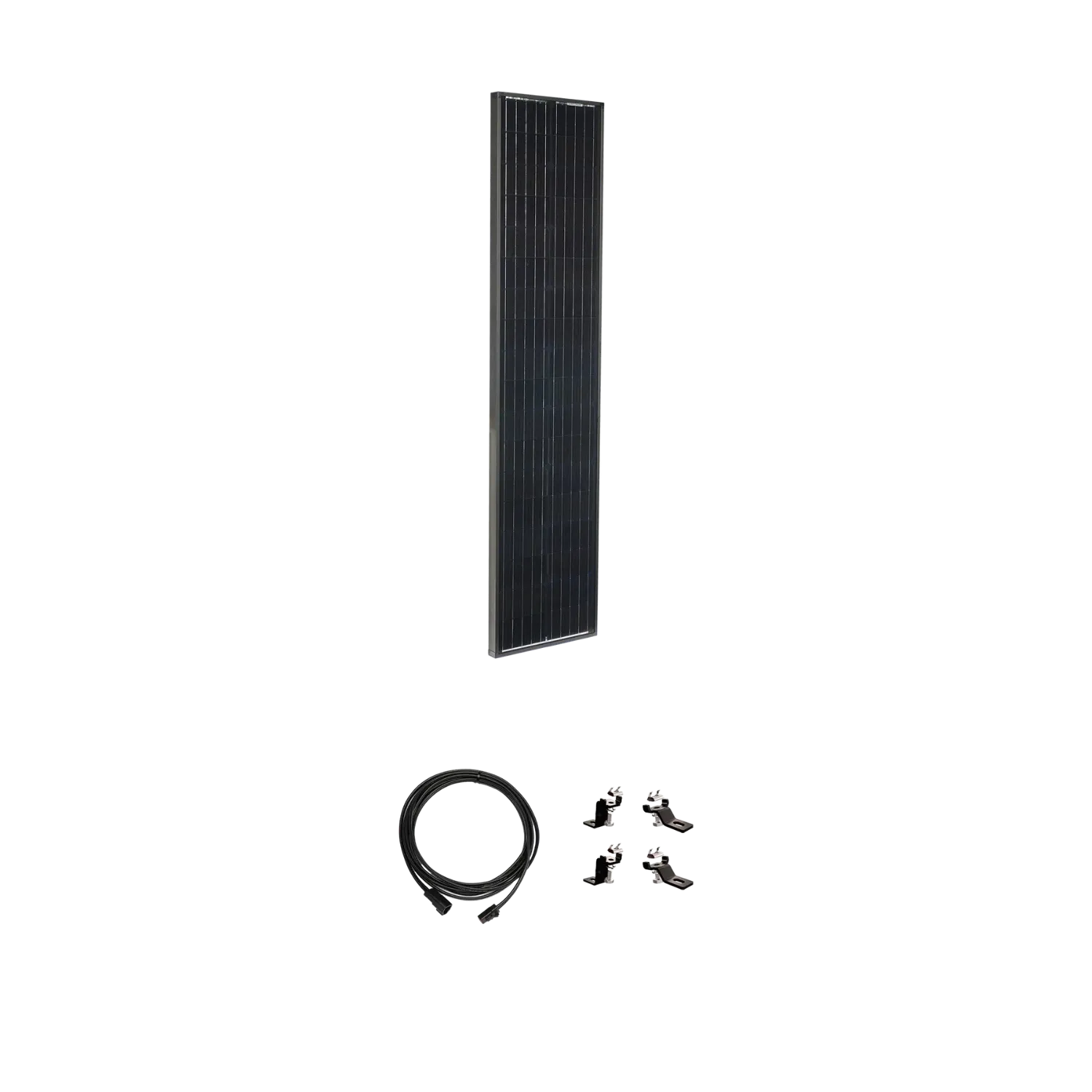 Zamp Solar Airstream Legacy Black 95-Watt Solar Panel Expansion Kit